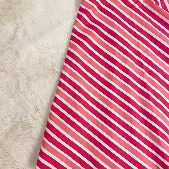 Ann Taylor Vintage Pink Peach Stripes Dress Size 2 - Picture 6 of 10